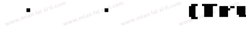京东朗正体 苍穹 粗体 (TrueType) (Western)字体转换